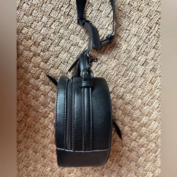 Leopard Print Round Crossbody Bag - Picture 5 of 15